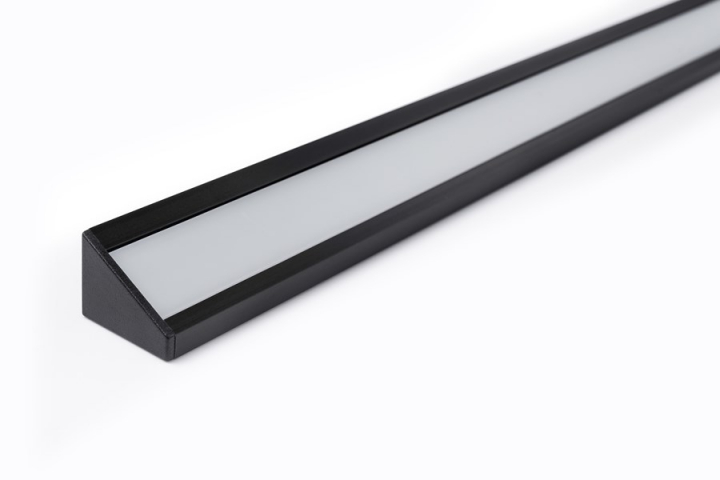 Profile corner surface 14 2m SET BW  i gruppen LED-lister & Aluprofiler / Aluminium profiler hos LED Konsulten i Karlstad AB (0021576)