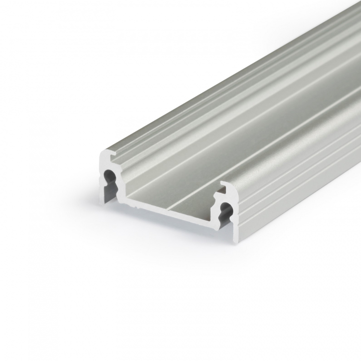 Profile shallow narrow 14 EF/T 2m anodised  i gruppen LED-lister & Aluprofiler / Aluminium profiler hos LED Konsulten i Karlstad AB (0022601)