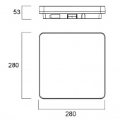 Start Surface Slim IP54 Square
